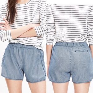 Madewell Railroad Stripe pull-on short